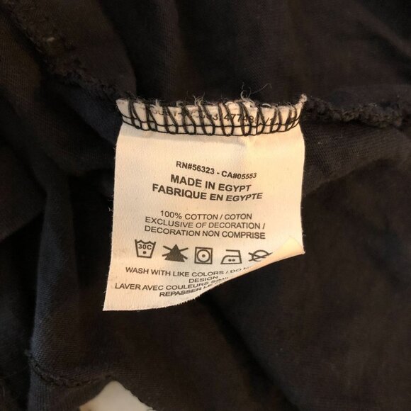 Nike Mens T-Shirt Just Do It Print Short Sleeve Tee Crew Neck Cotton Black L - Picture 4 of 5